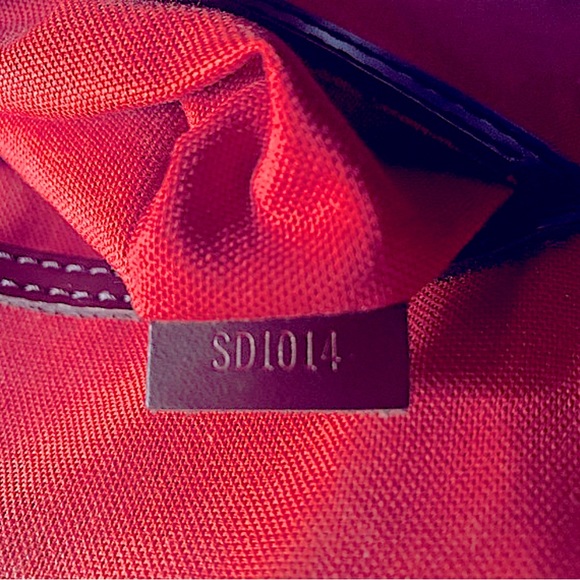 Louis Vuitton Alma Authentic in Damier Ebene print with Red fabric interior - Picture 14 of 15